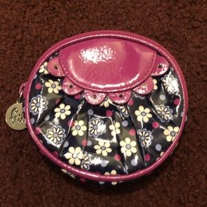 Vera Bradley Frill Coin Purse in Boysenberry